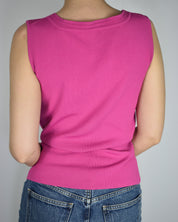 Hot Pink Knit Tank