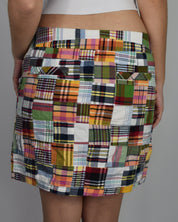 Jcrew Multi-color Plaid Skirt