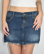 Mini Jean Skirt