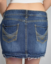 Mini Jean Skirt