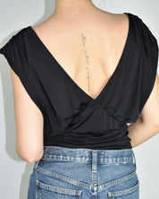 Black Contour Bodysuit