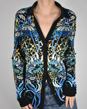 Cache Cheetah Button-up Long Sleeve