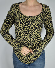 Cheetah Long Sleeve Betsey Johnson