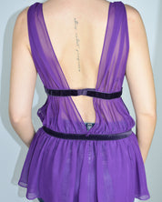 Victoria's Secret Purple Sheer Slip