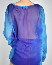 Blue & Purple Tie Coverup