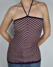 Purple & Gold Tube-top