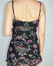 Multi-color Floral Mini Dress