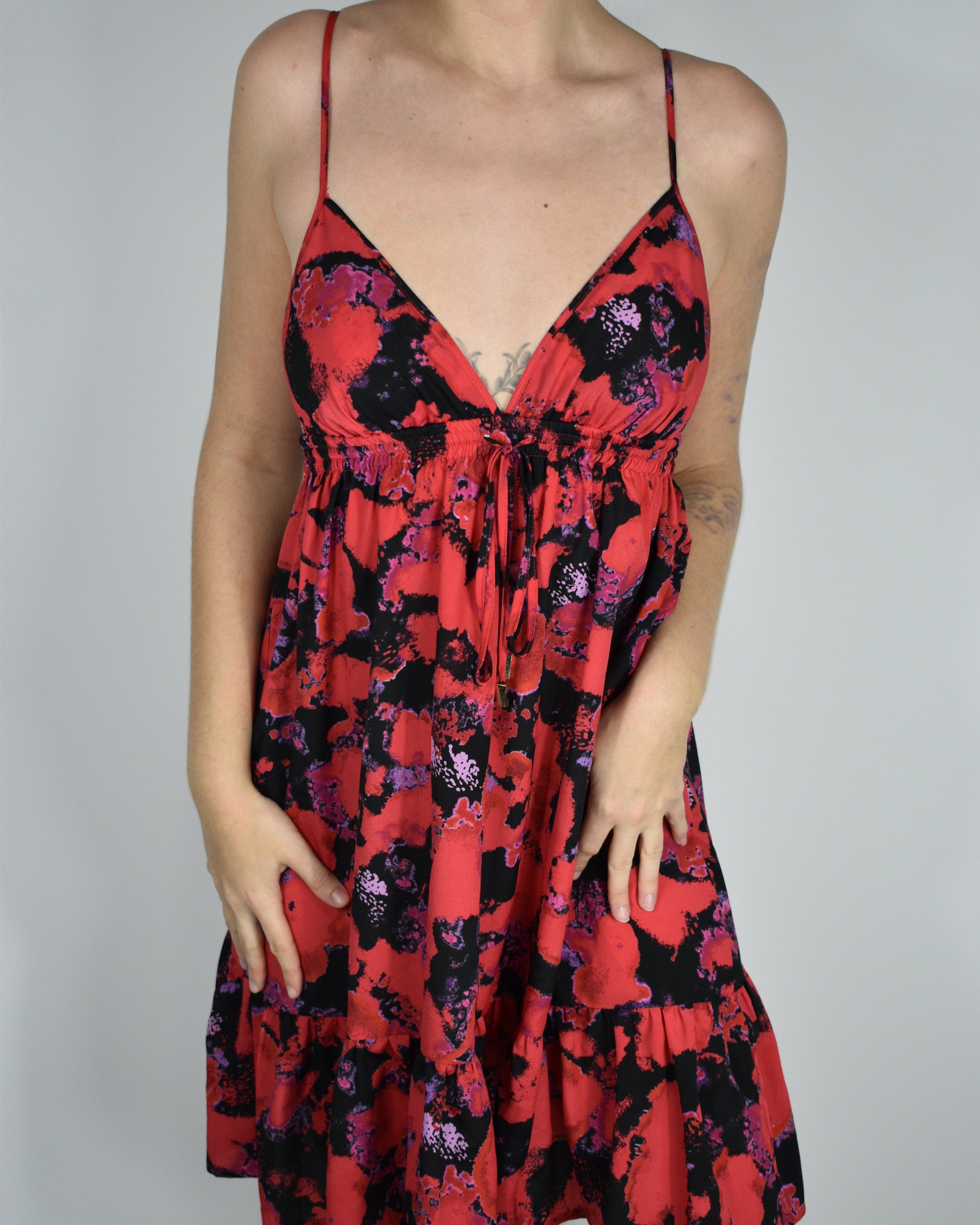 Black & Red Ruffle Dress