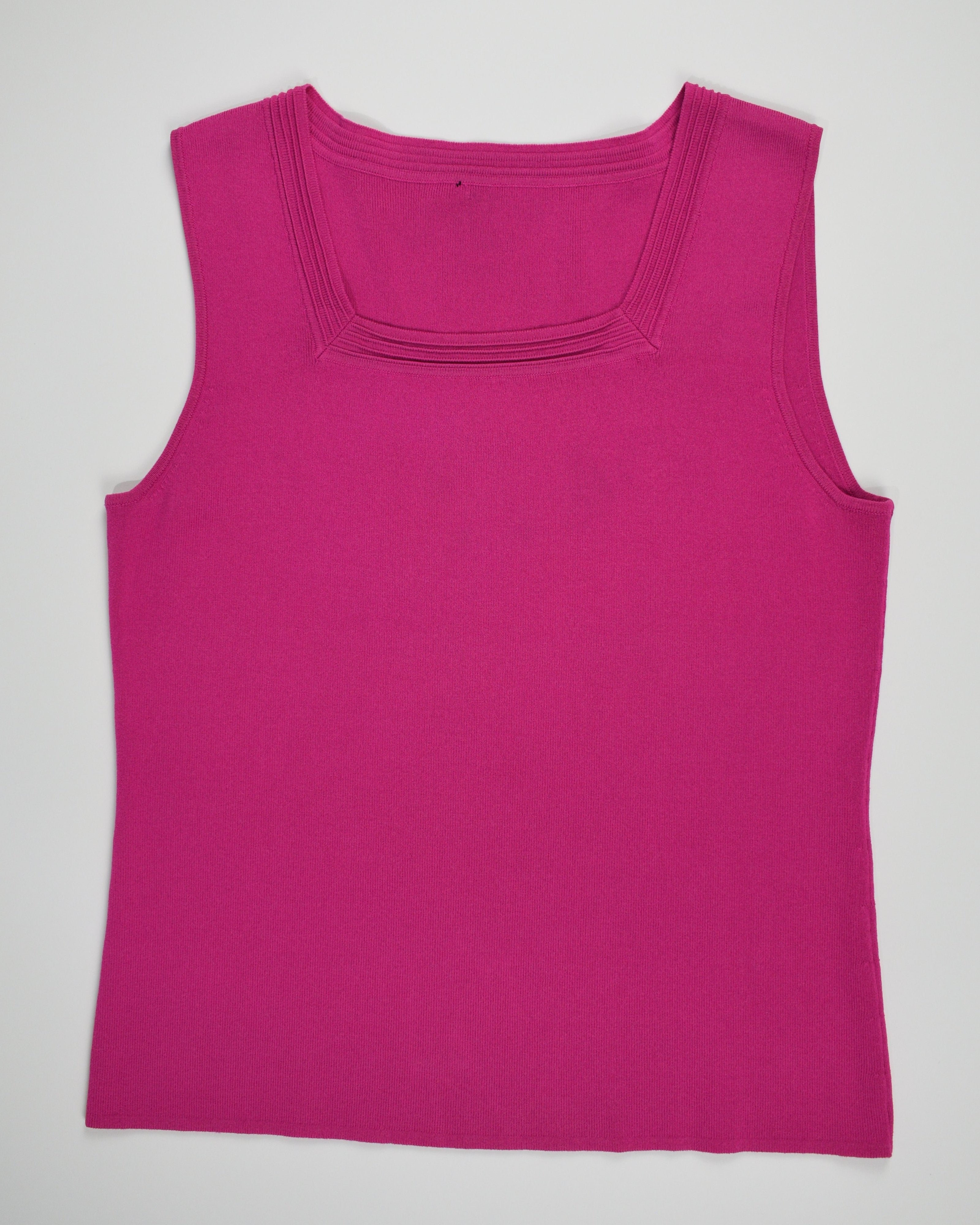 Hot Pink Knit Tank