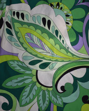 Green Psychedelic Button Up