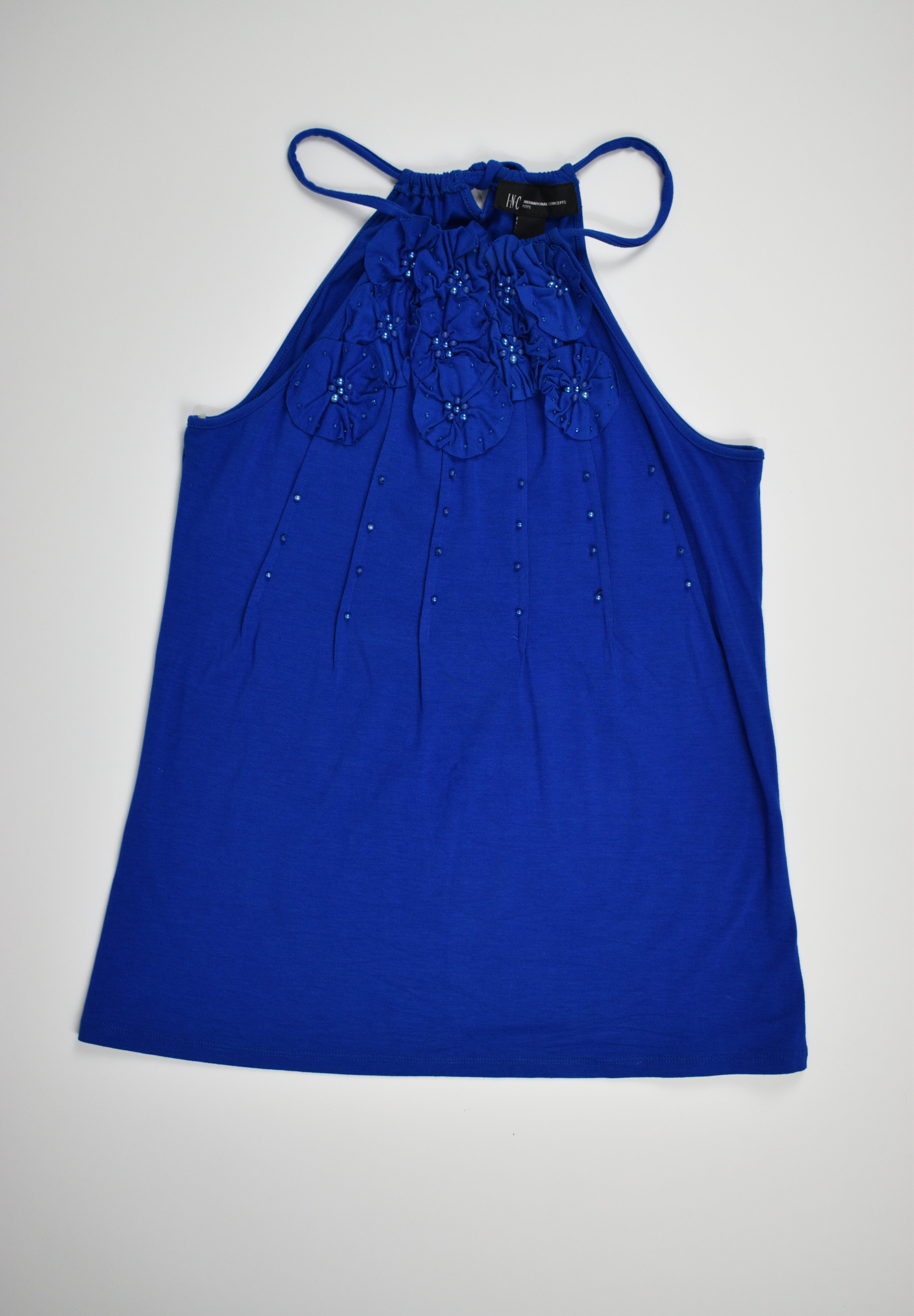 Blue Floral Tank
