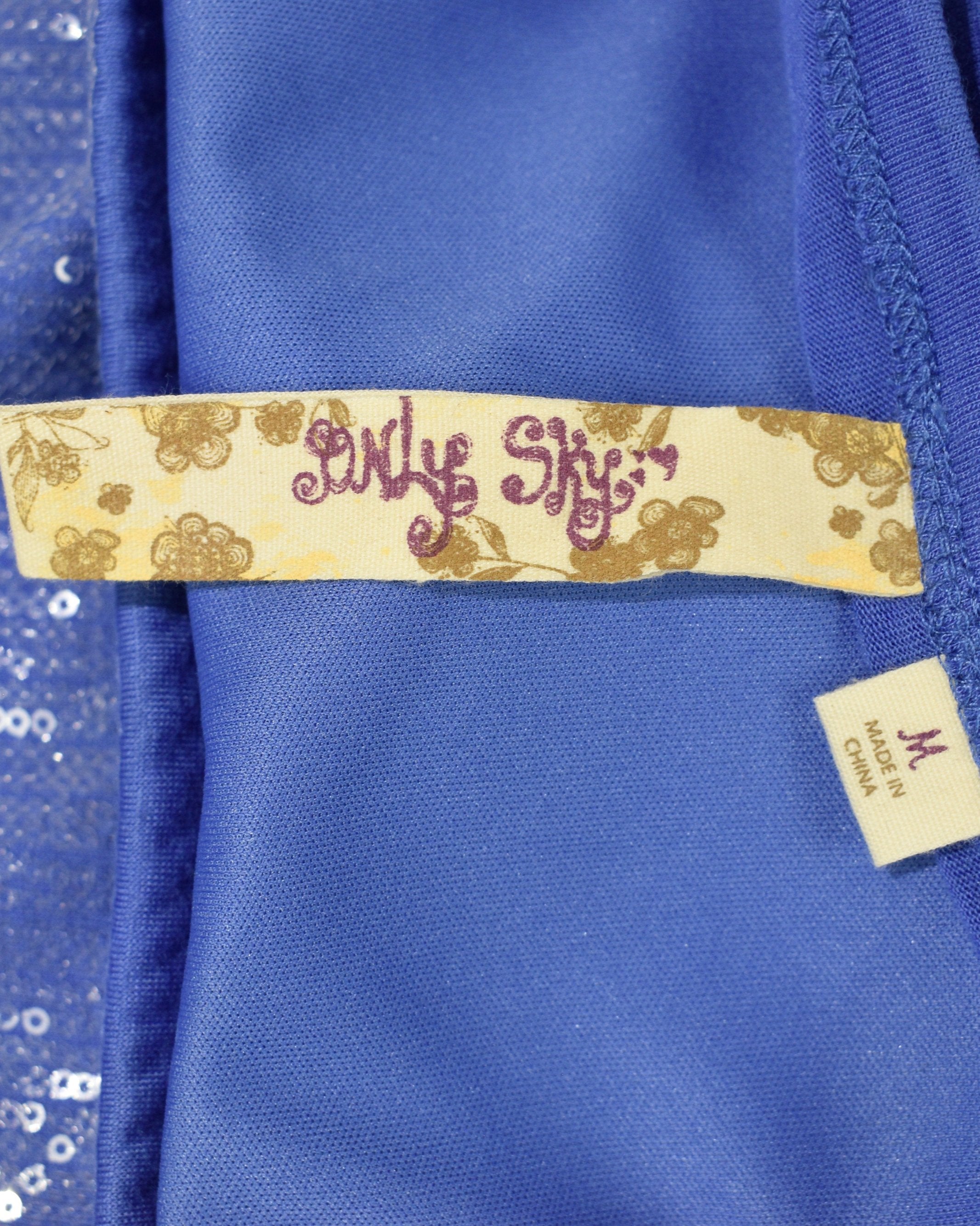 Periwinkle Sequin Tube-top