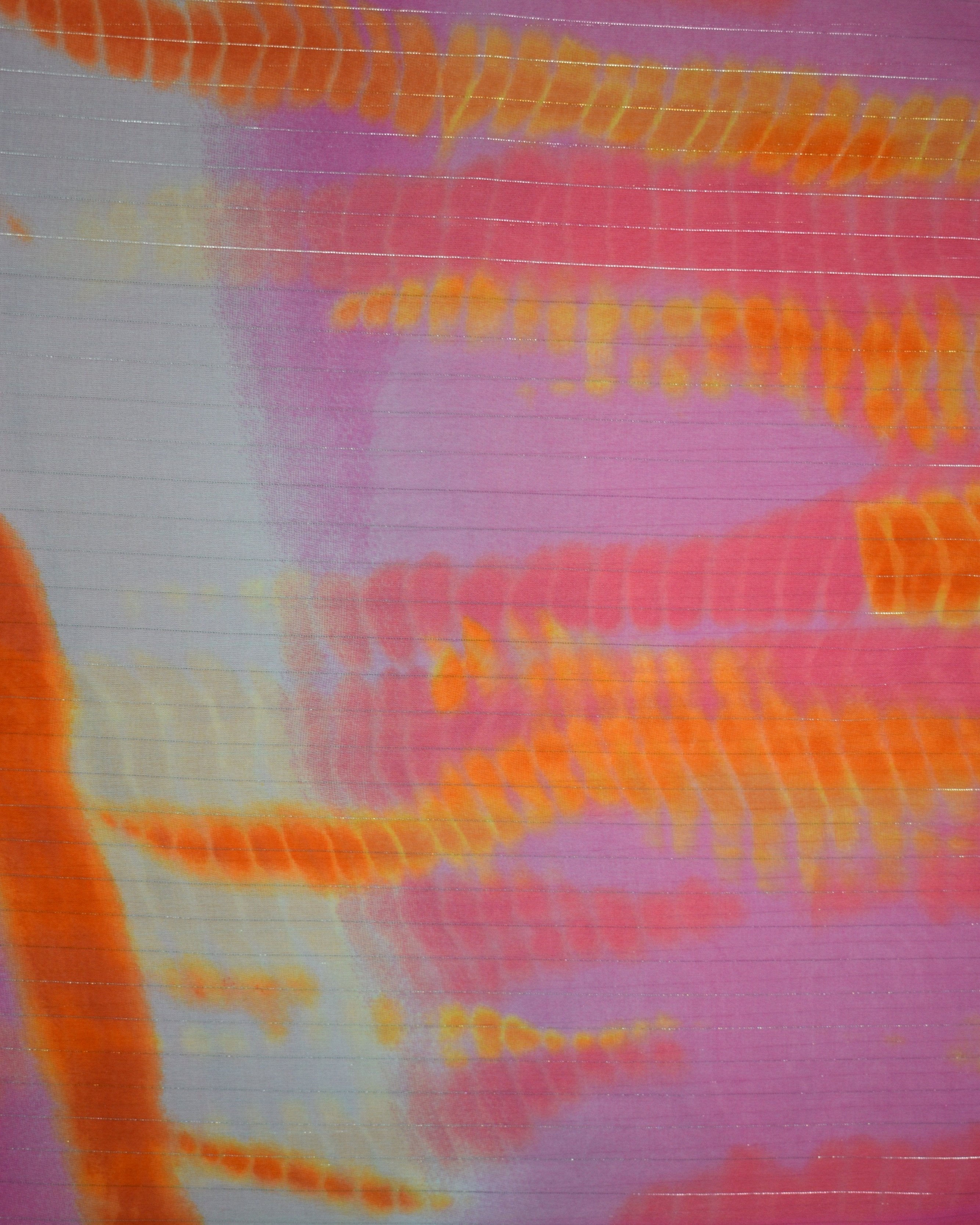 See-through Tie-dye Long Sleeve