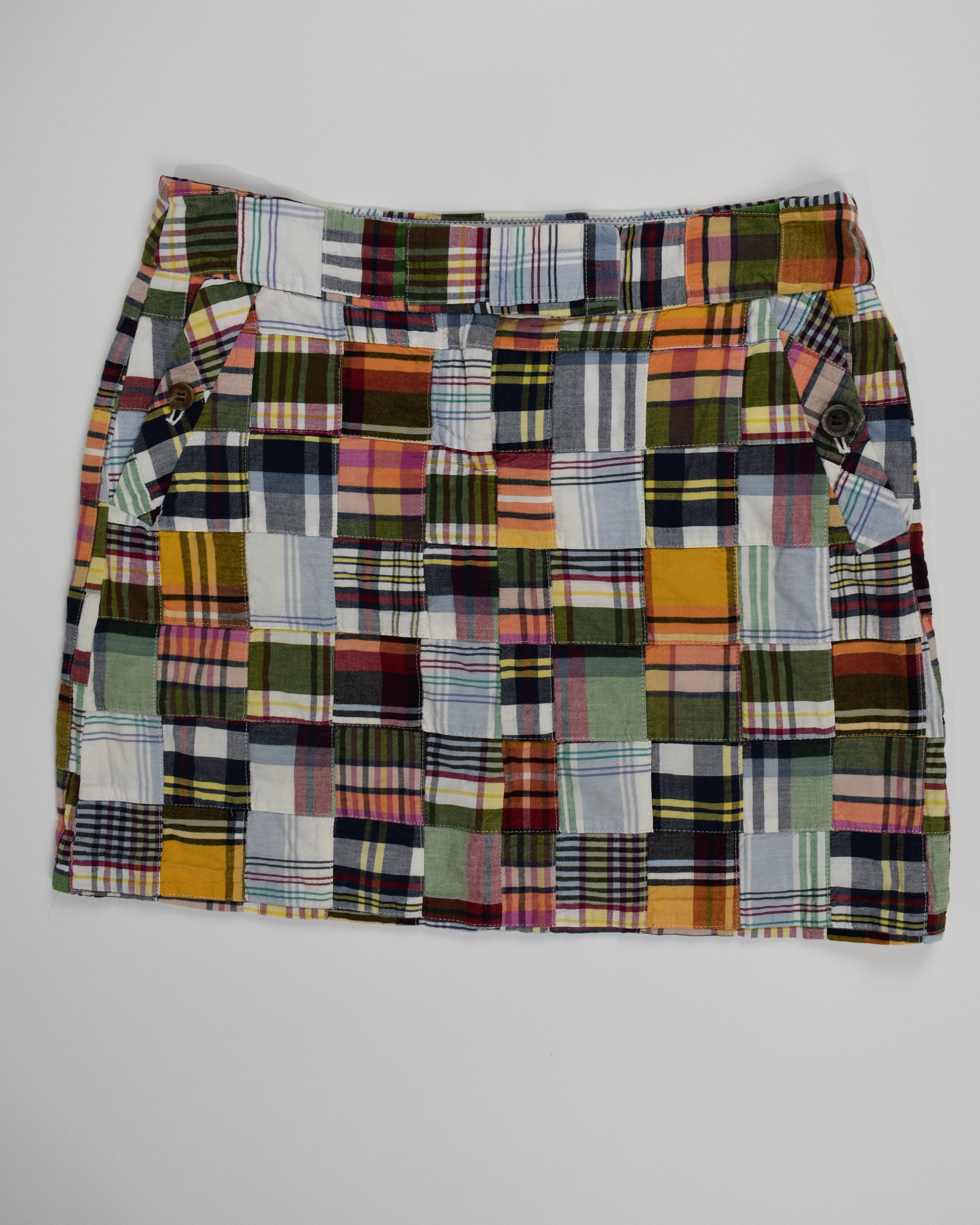 Jcrew Multi-color Plaid Skirt