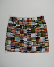 Jcrew Multi-color Plaid Skirt