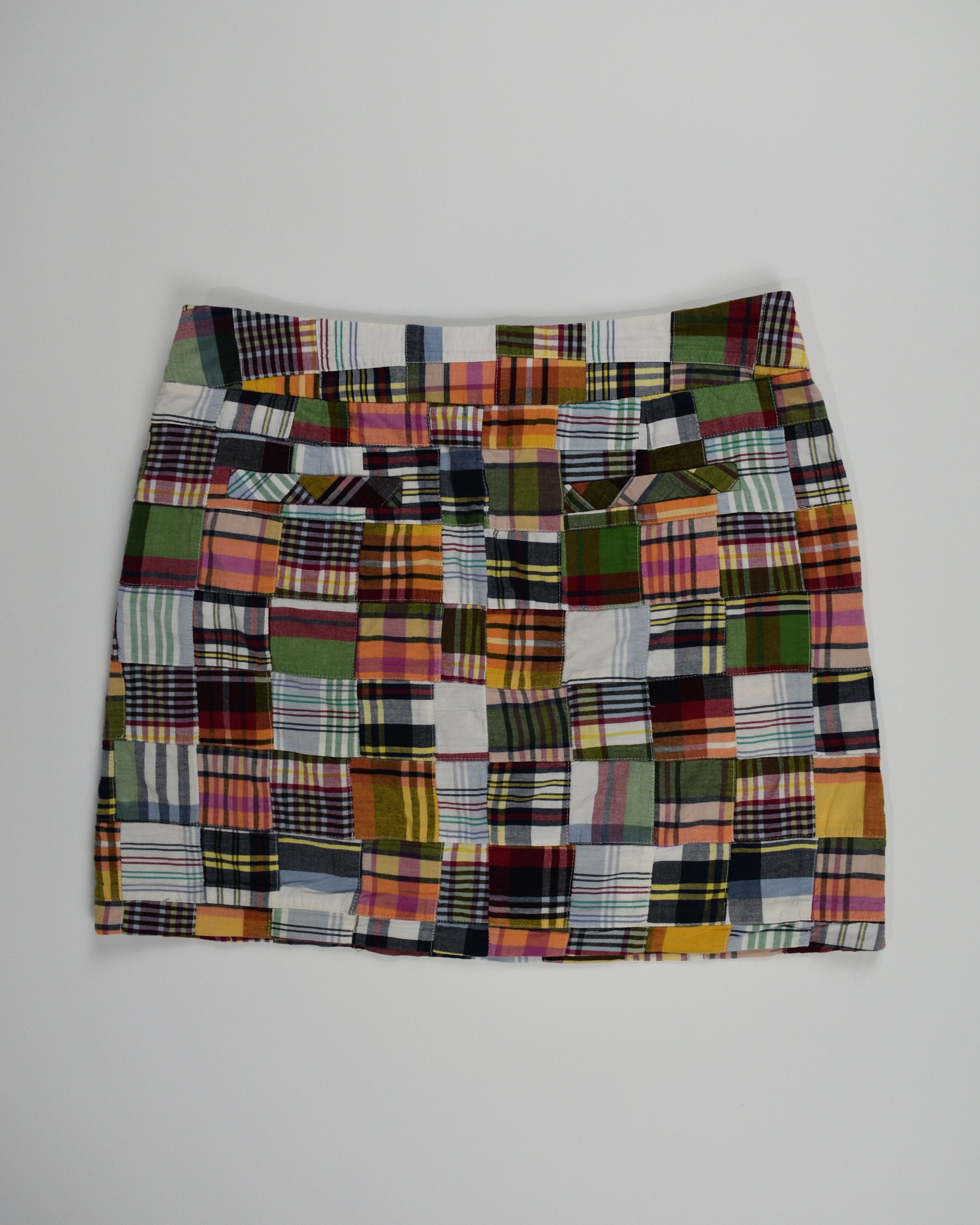 Jcrew Multi-color Plaid Skirt