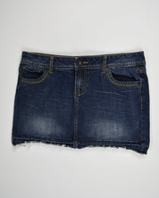Mini Jean Skirt