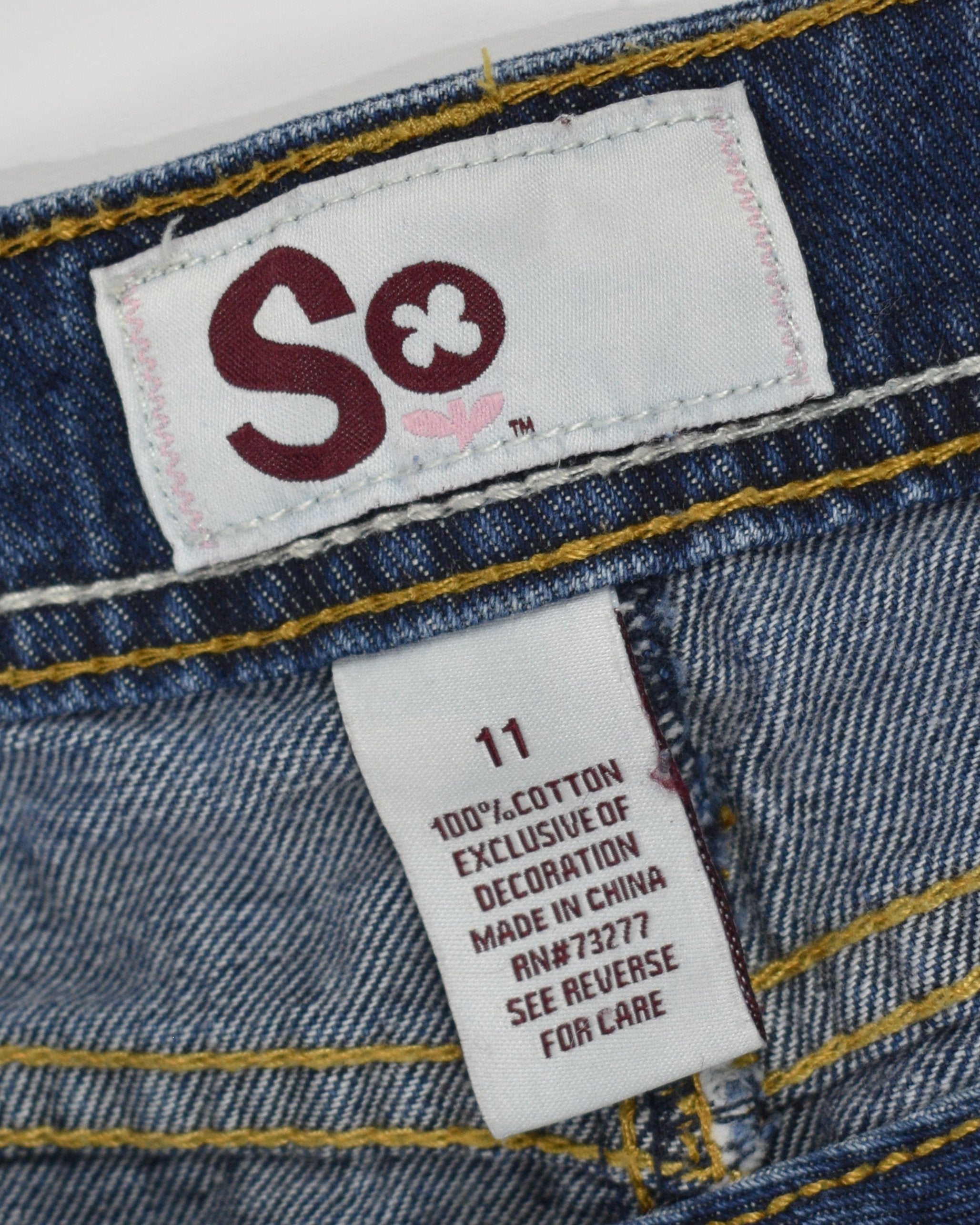 Mini Jean Skirt