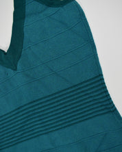 Blue Knit Tank Dress