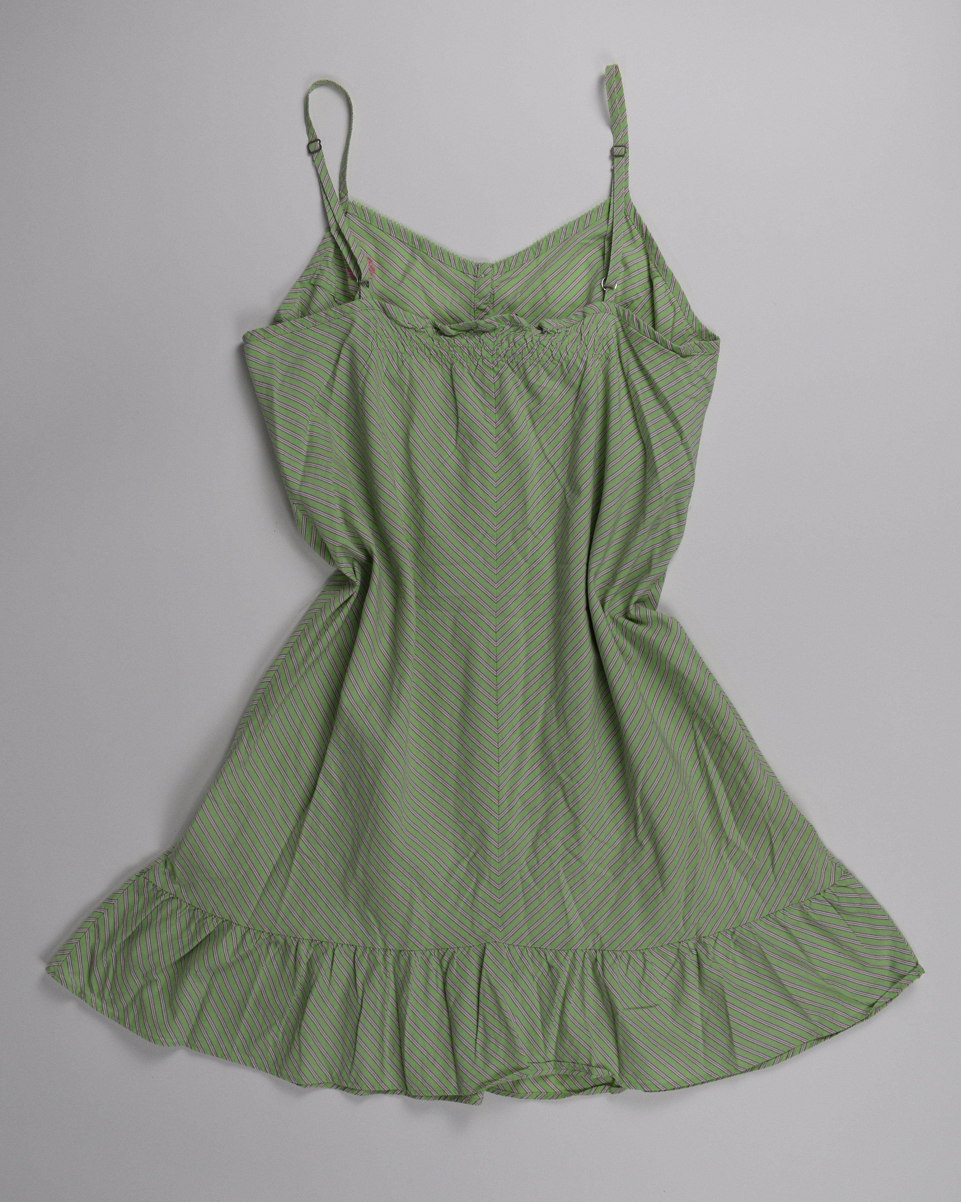 Ralph Lauren Pink & Green Stripe Dress
