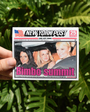 Bimbo Summit Sticker