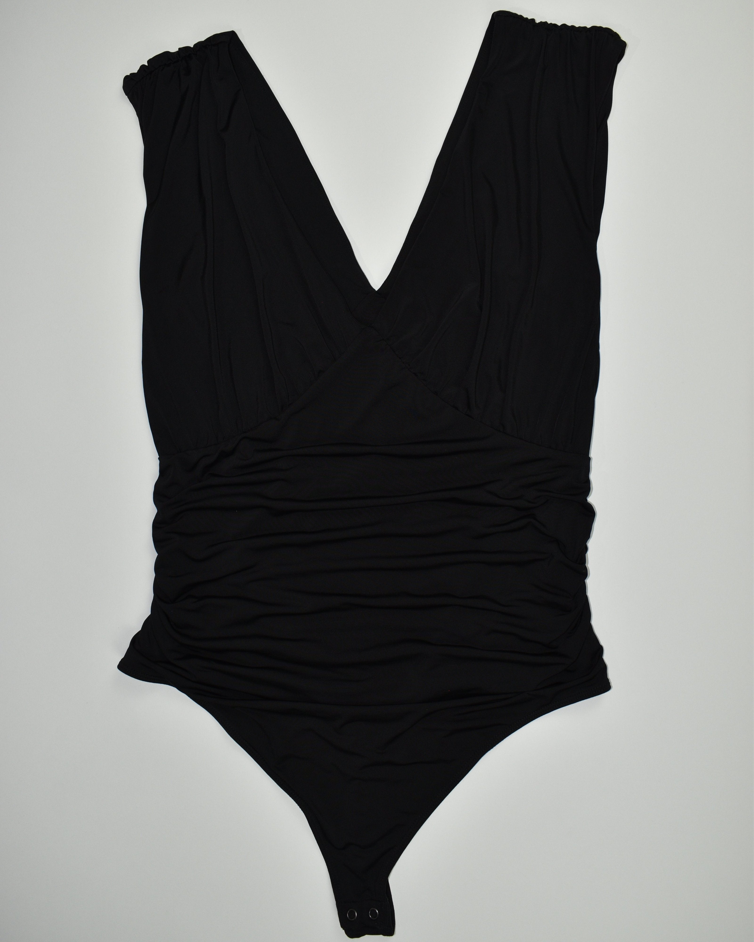Black Contour Bodysuit