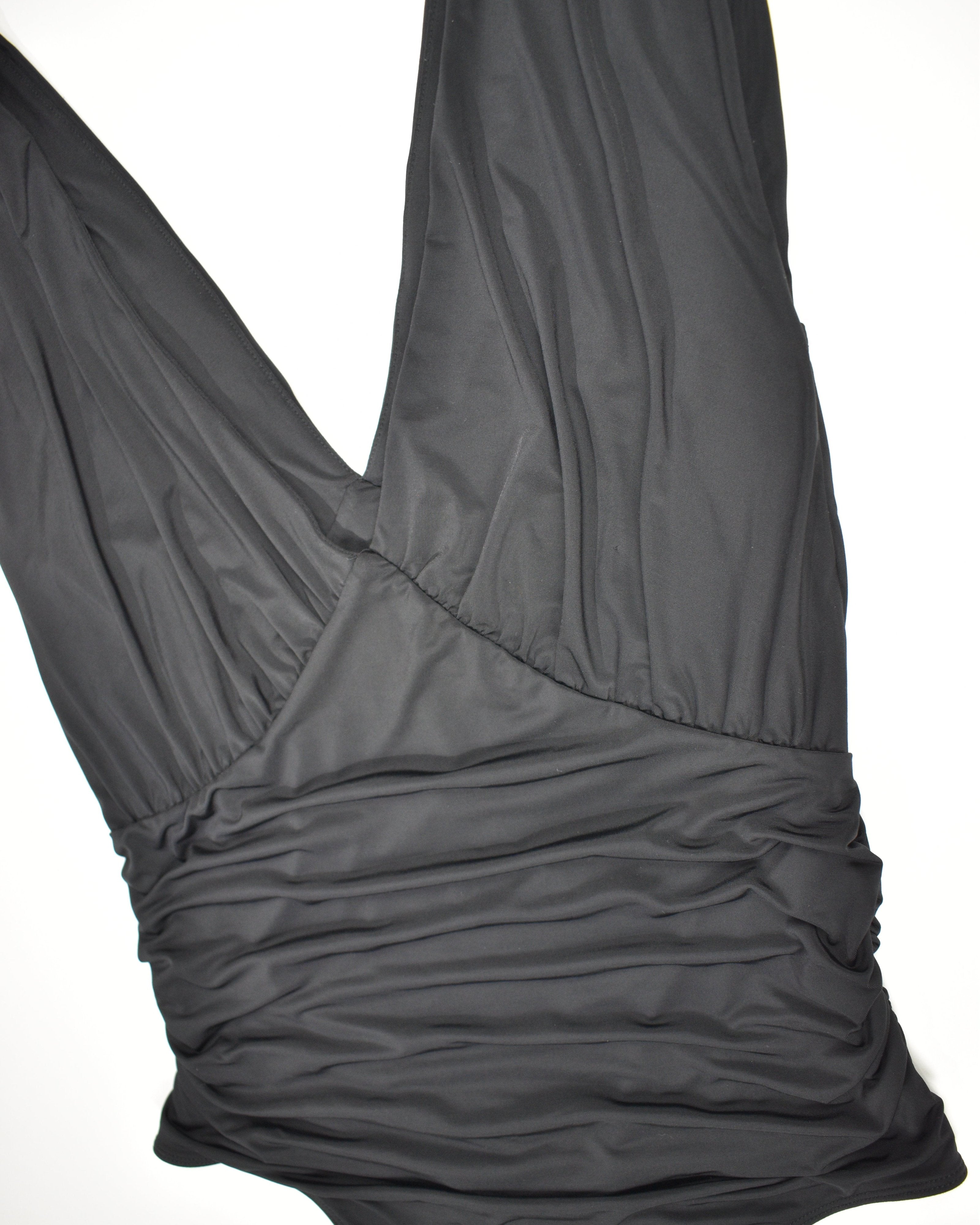 Black Contour Bodysuit