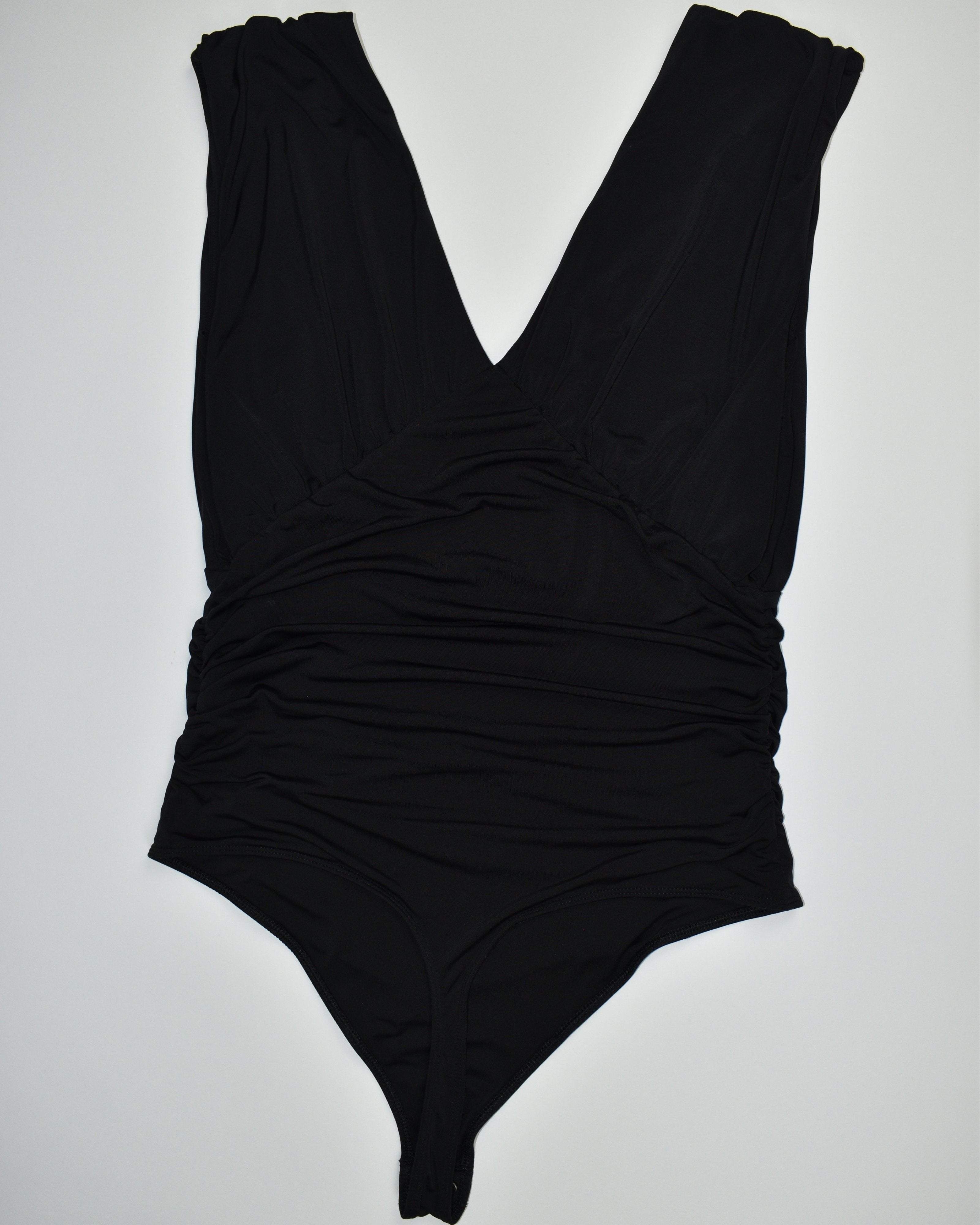 Black Contour Bodysuit