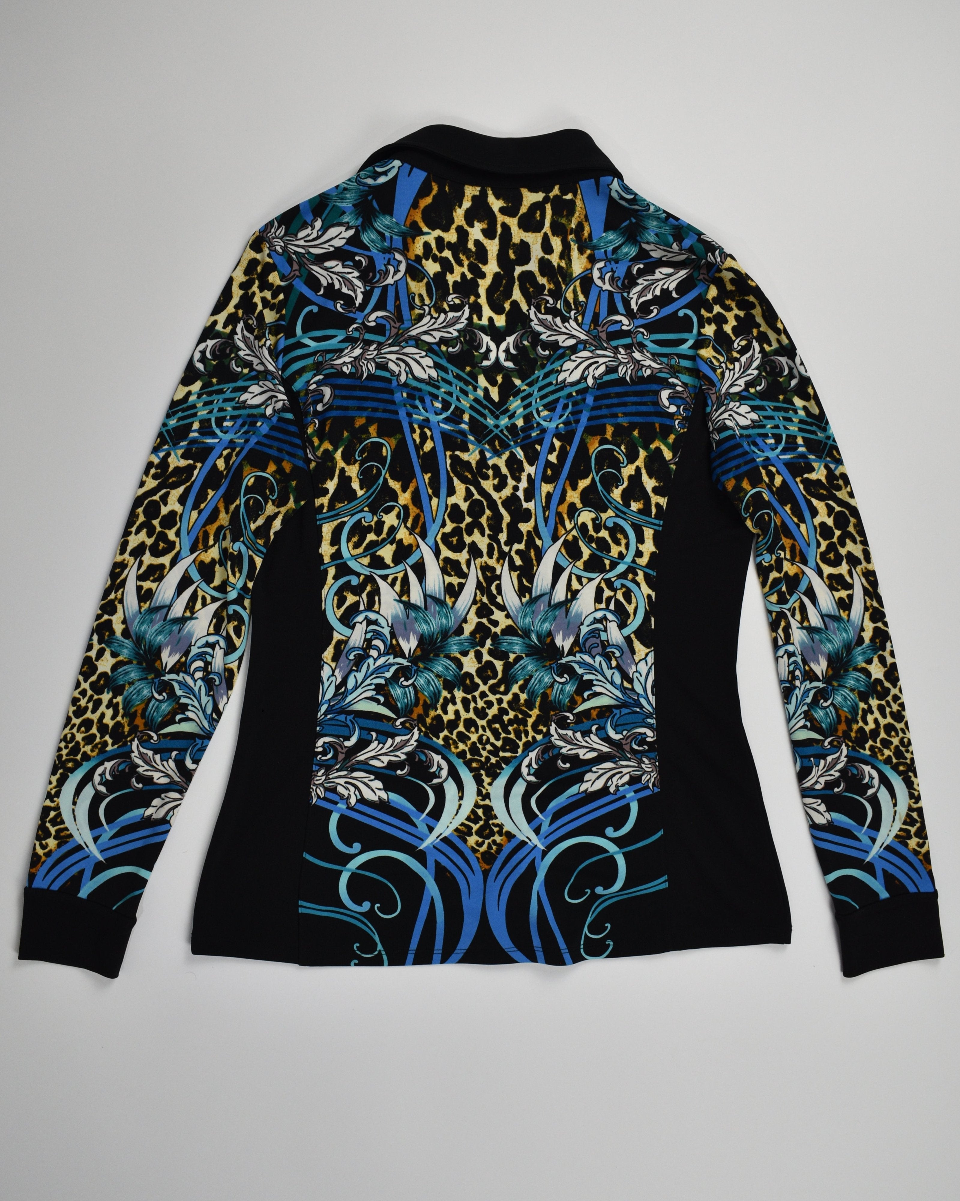 Cache Cheetah Button-up Long Sleeve
