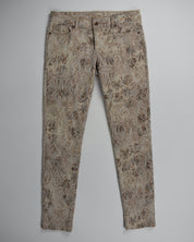Cache Tan Embroidered Pants