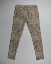 Cache Tan Embroidered Pants