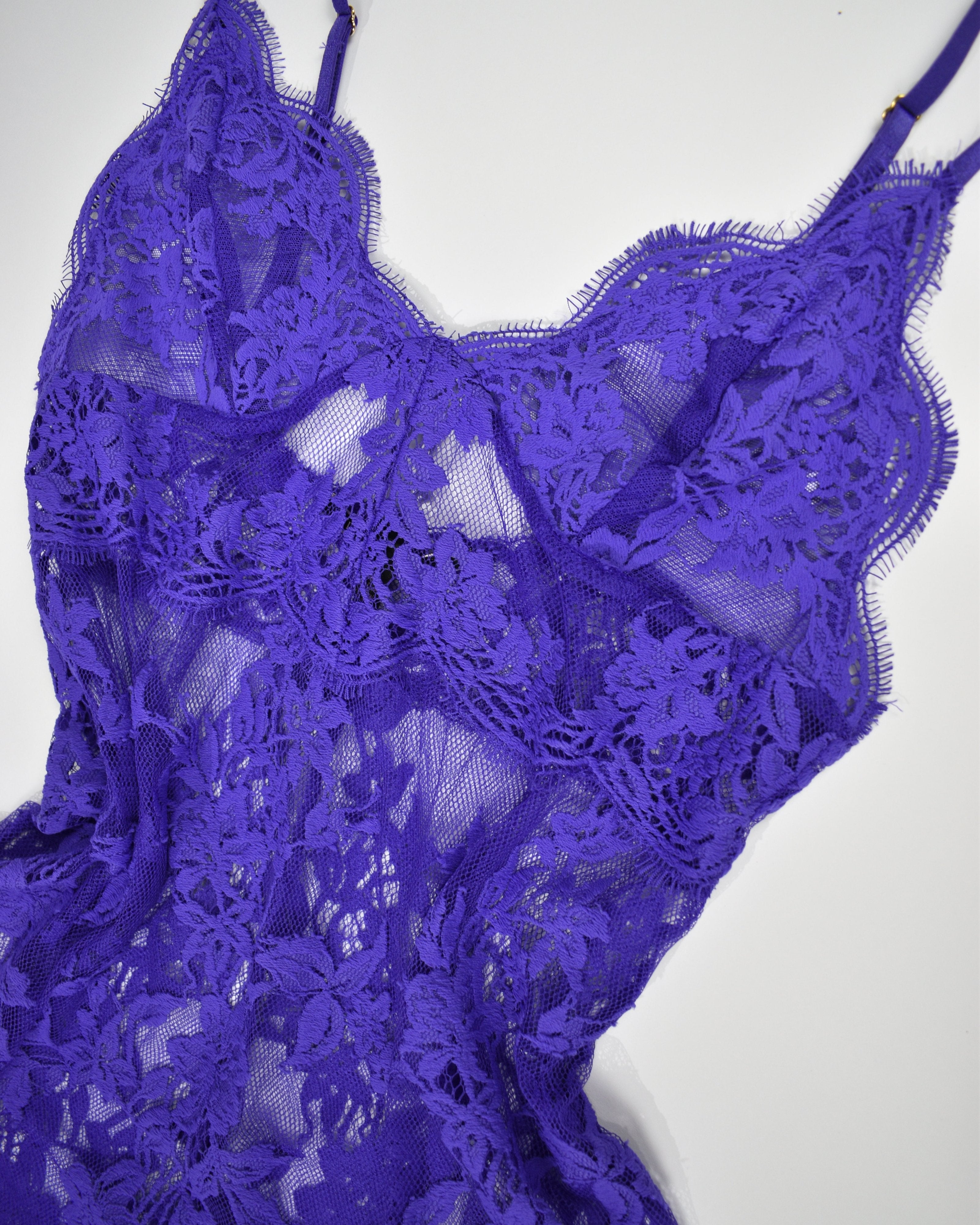 Victoria's Secret Purple See-through Dress