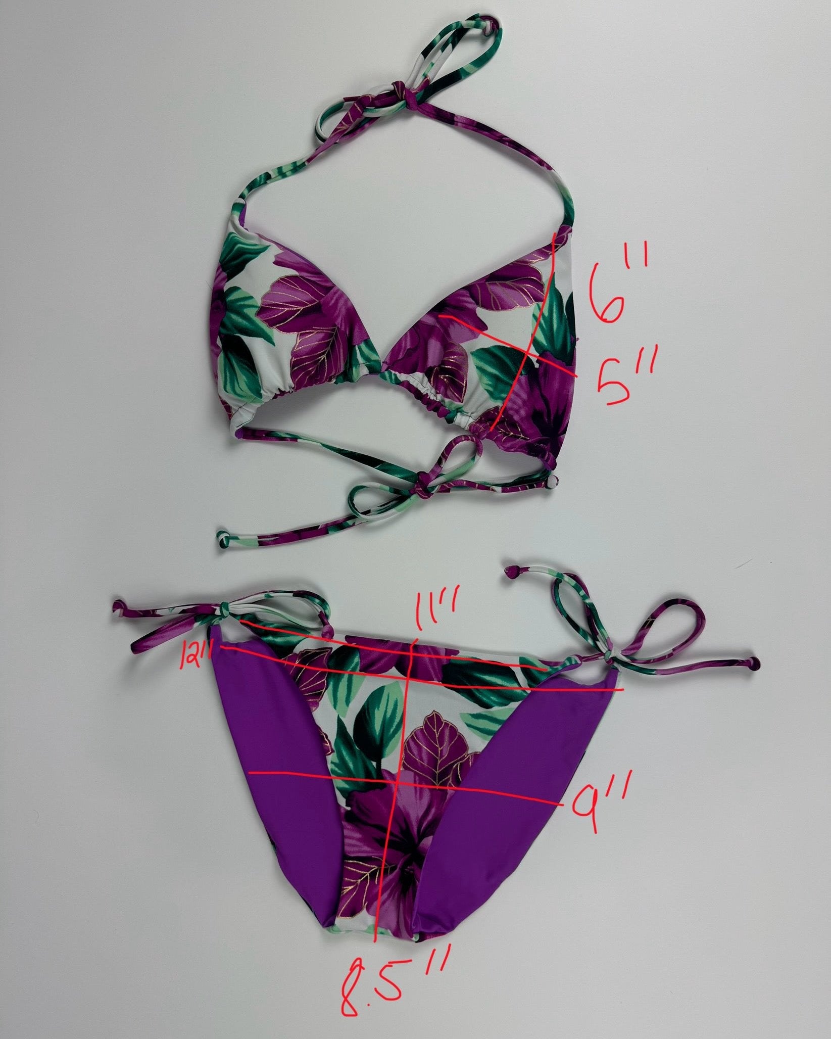 Floral & Palm Bikini