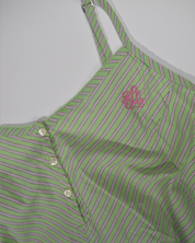 Ralph Lauren Pink & Green Stripe Dress