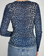 Blue Cheetah Long Sleeve