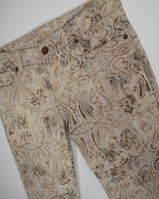 Cache Tan Embroidered Pants
