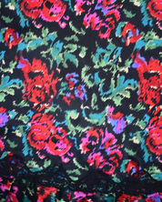 Victoria's Secret Black Floral Lace Slip