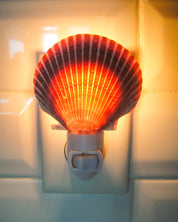 Purple Scallop Night Light