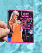 Paris Hilton Y2K meme Sticker