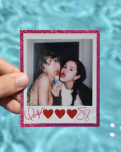 Taylor & Selena Polaroid Sticker