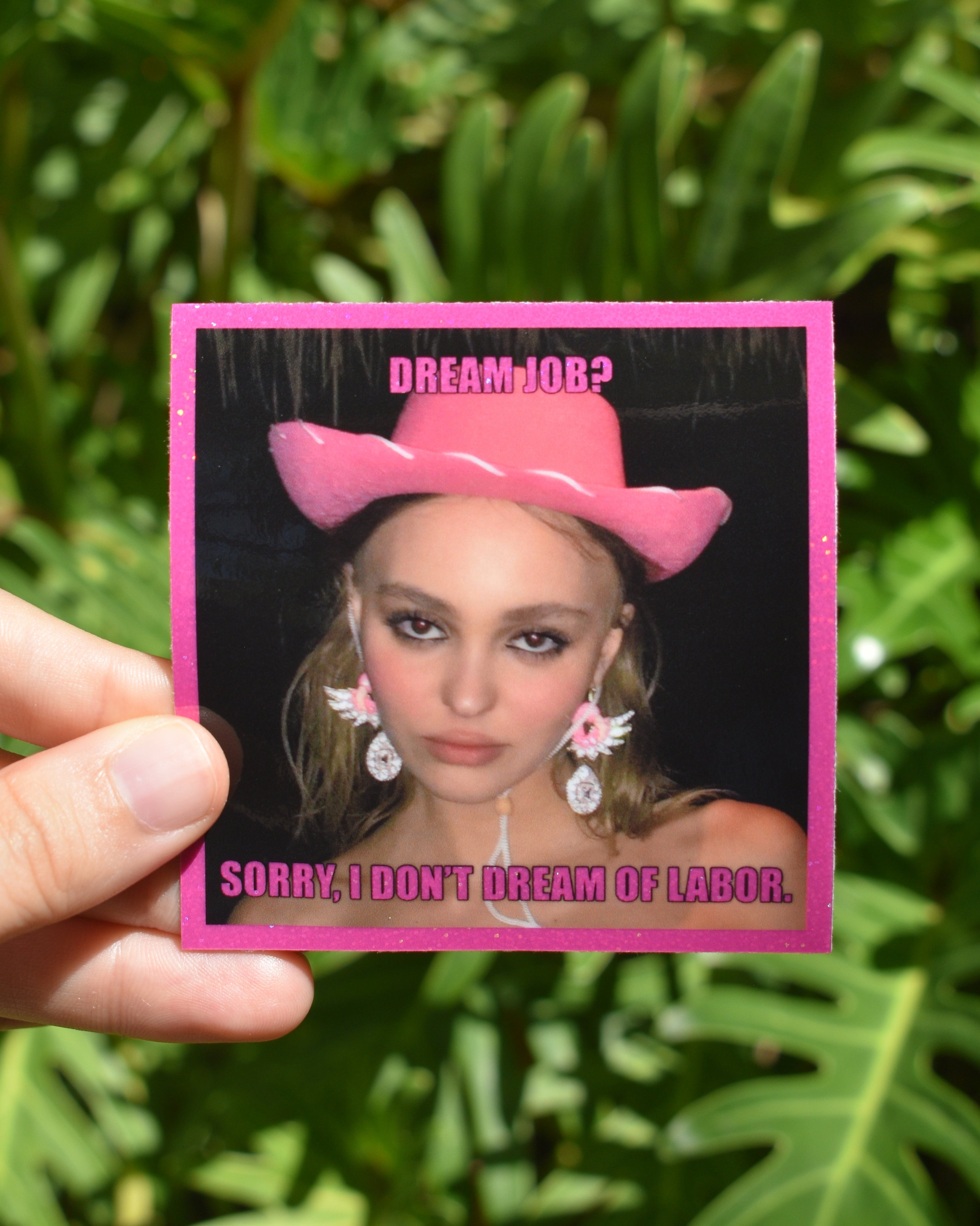 Lily-Rose Depp meme Sticker