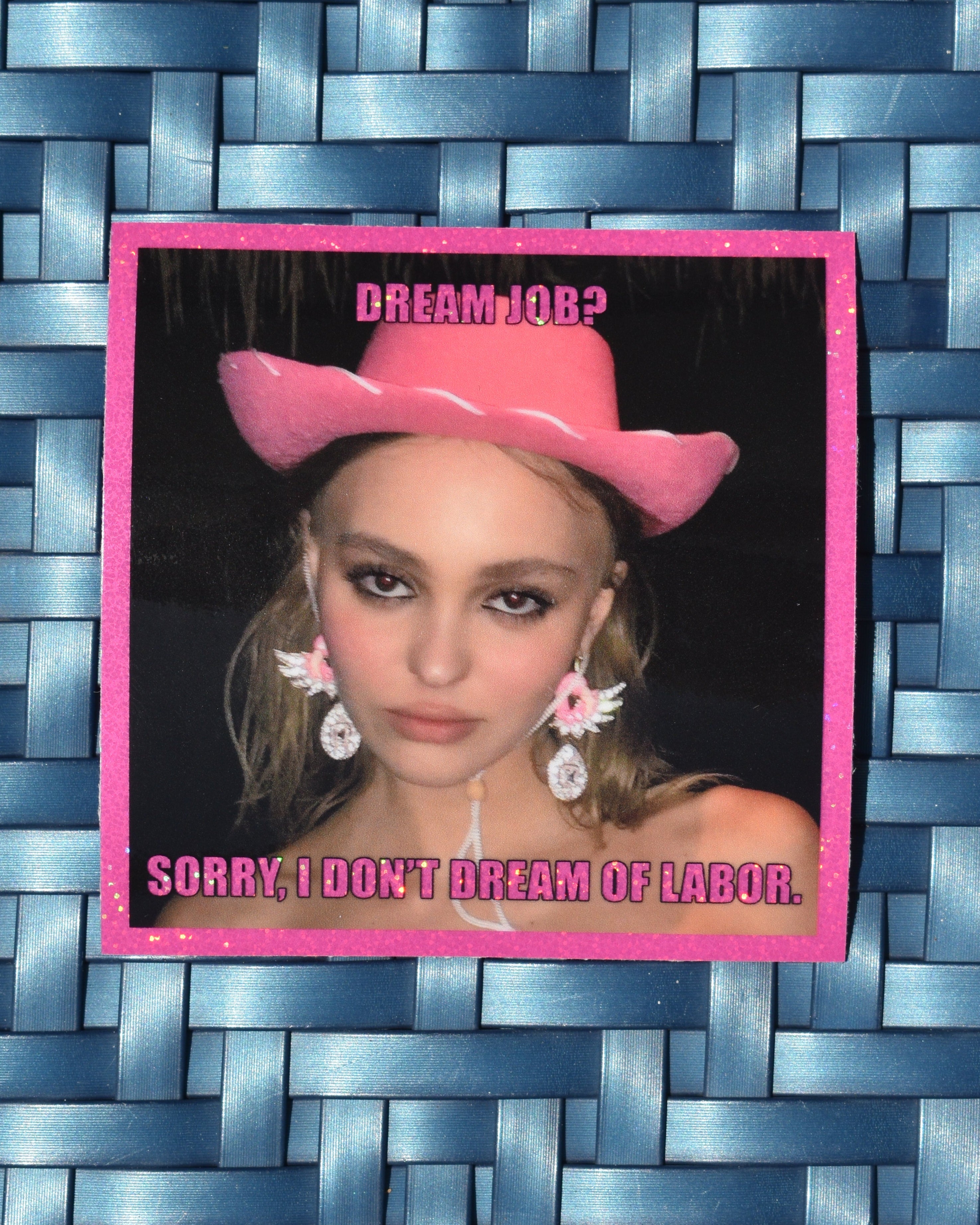 Lily-Rose Depp meme Sticker