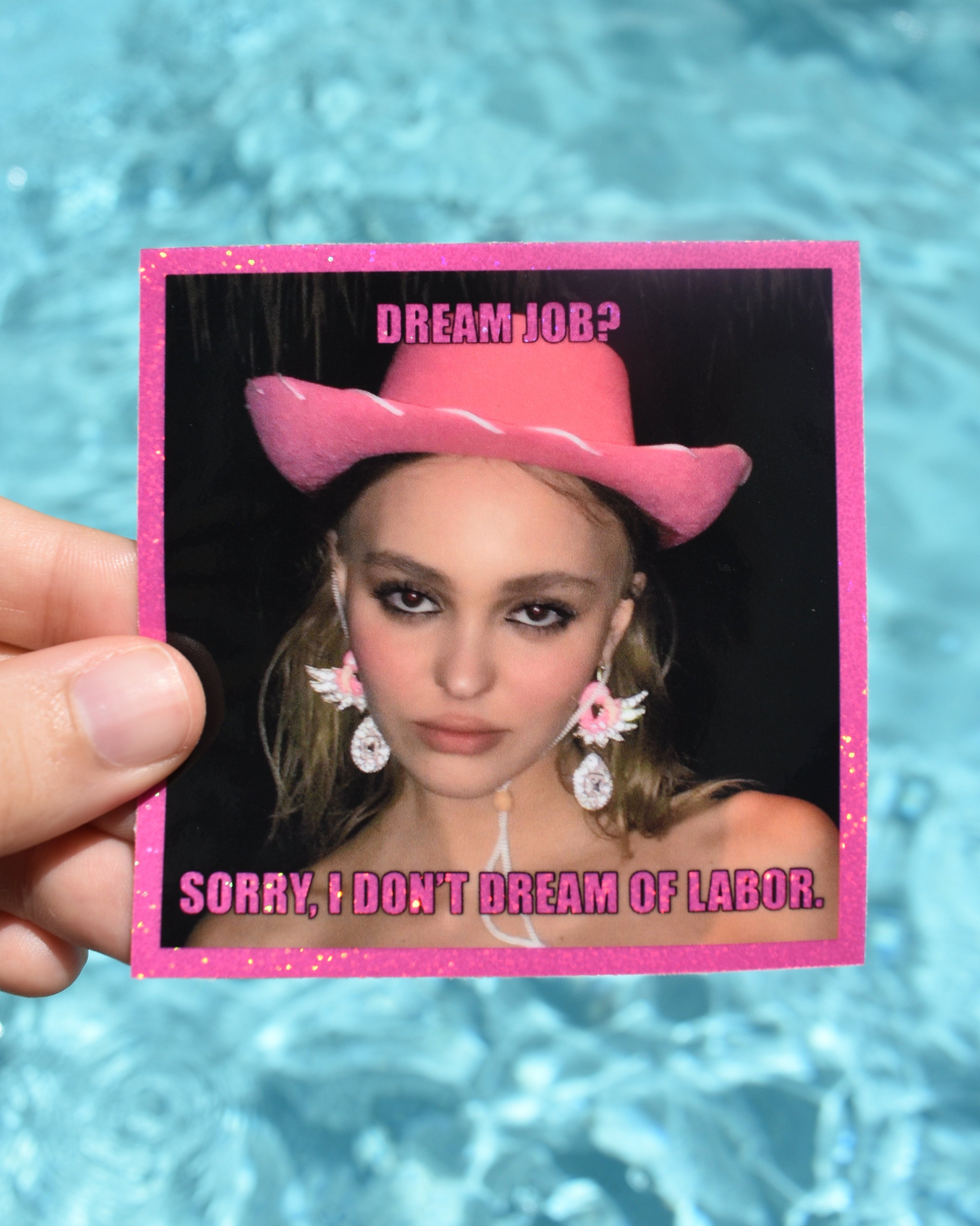 Lily-Rose Depp meme Sticker