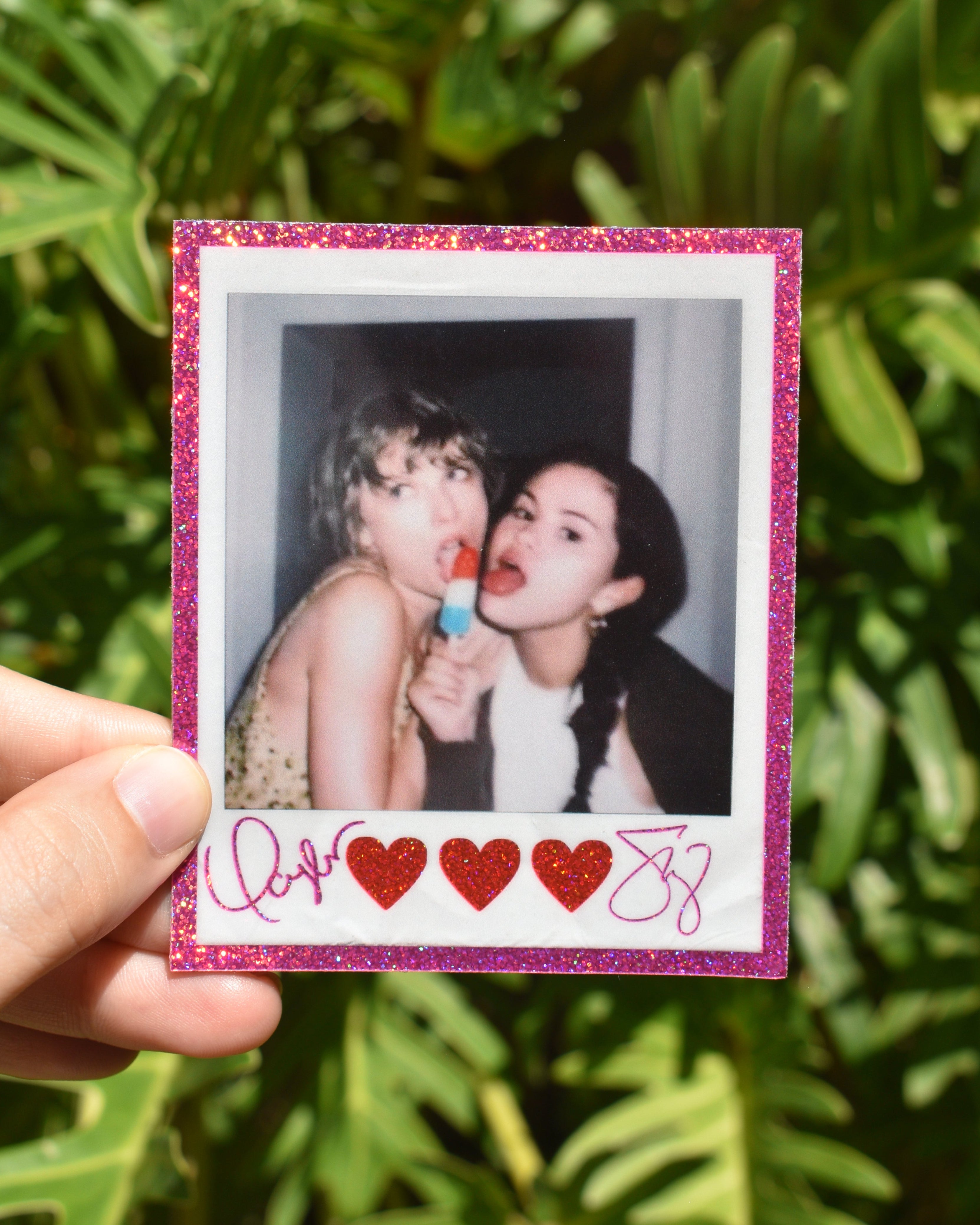 Taylor & Selena Polaroid Sticker