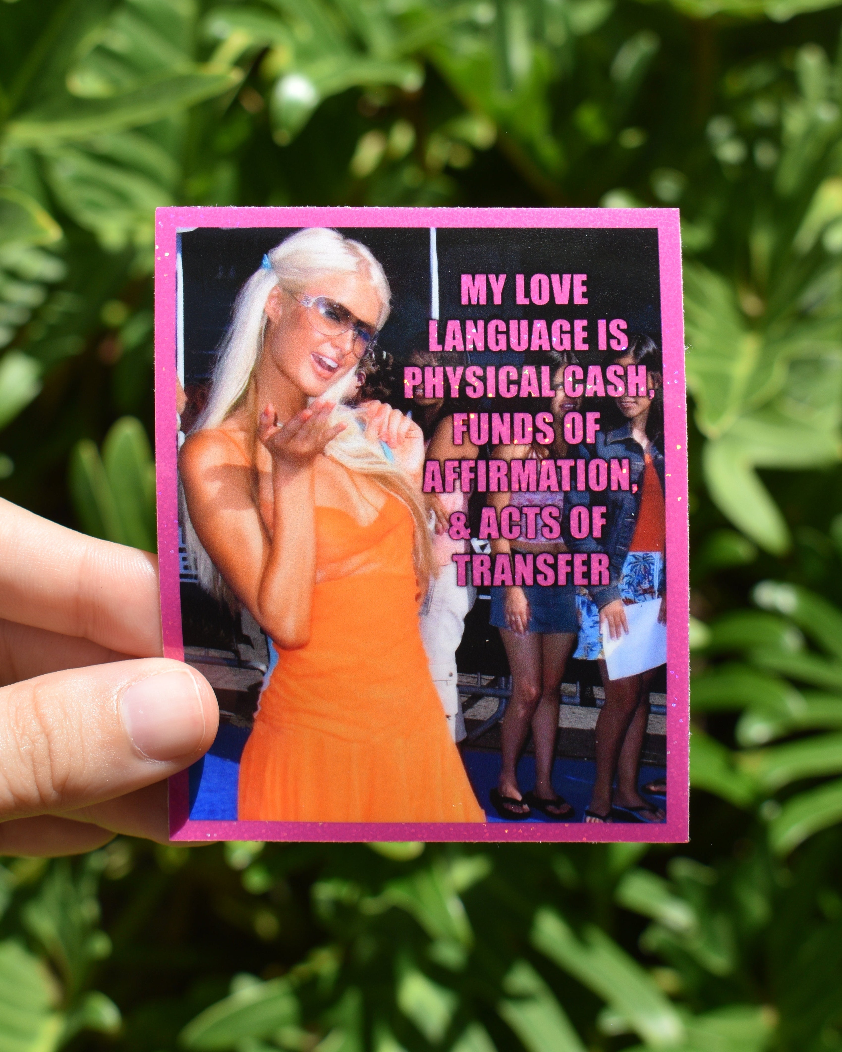 Paris Hilton Y2K meme Sticker